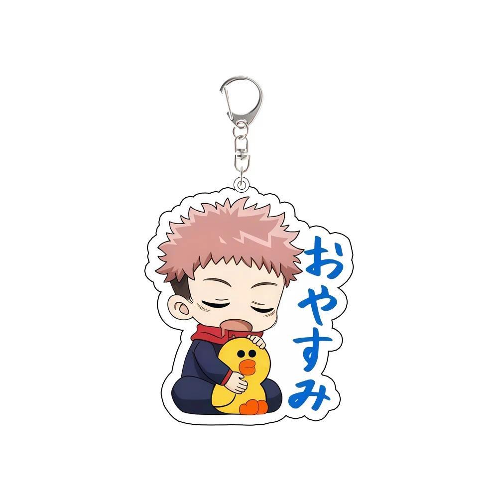 Jujutsu Kaisen Gojo Satoru Furushiguru Megumi Kugisaki Nobara Yujiitadori Nanami Kento Anime Móc Khóa In Theo Yêu Cầu, Chất Liệu Mica Trong Suốt In 2 Mặt , Dày 4mm 5 Jujutsu Kaisen Gojo Satoru Furushiguru Megumi Kugisaki Nobara Yujiitadori Nanami Kento Anime Móc Khóa In Theo Yêu Cầu, Chất Liệu Mica Trong Suốt In 2 Mặt , Dày 4mm - Ảnh 5