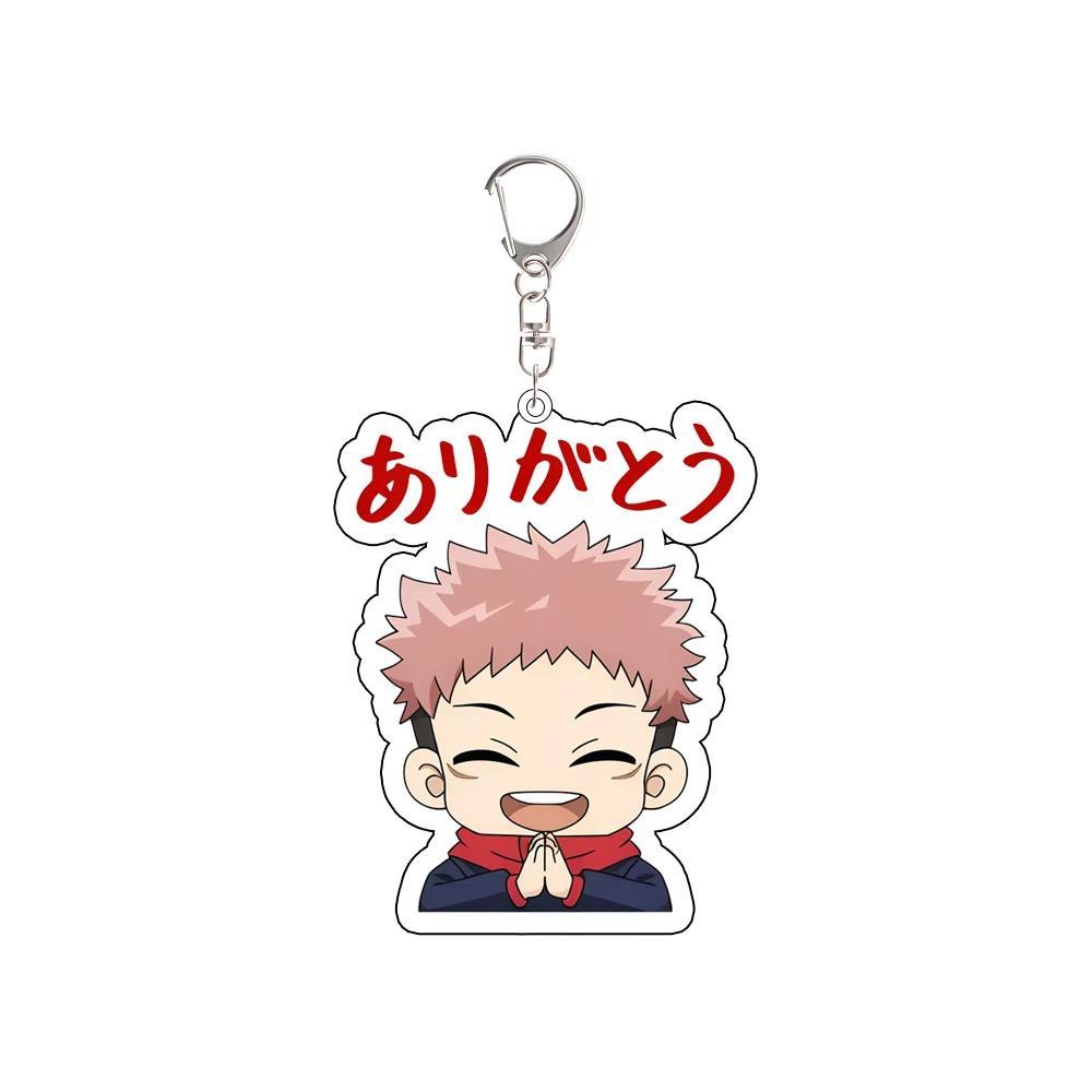 Jujutsu Kaisen Gojo Satoru Furushiguru Megumi Kugisaki Nobara Yujiitadori Nanami Kento Anime Móc Khóa In Theo Yêu Cầu, Chất Liệu Mica Trong Suốt In 2 Mặt , Dày 4mm 6 Jujutsu Kaisen Gojo Satoru Furushiguru Megumi Kugisaki Nobara Yujiitadori Nanami Kento Anime Móc Khóa In Theo Yêu Cầu, Chất Liệu Mica Trong Suốt In 2 Mặt , Dày 4mm - Ảnh 6