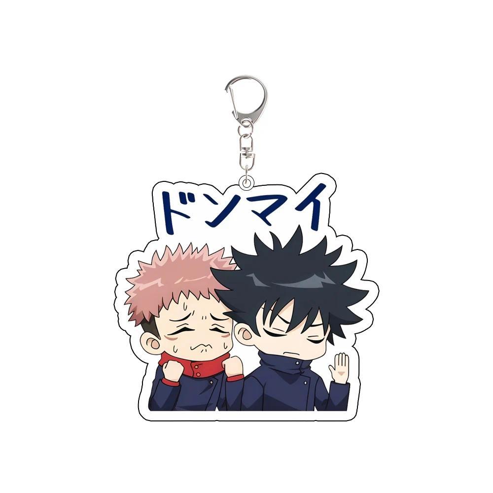 Jujutsu Kaisen Gojo Satoru Furushiguru Megumi Kugisaki Nobara Yujiitadori Nanami Kento Anime Móc Khóa In Theo Yêu Cầu, Chất Liệu Mica Trong Suốt In 2 Mặt , Dày 4mm 7 Jujutsu Kaisen Gojo Satoru Furushiguru Megumi Kugisaki Nobara Yujiitadori Nanami Kento Anime Móc Khóa In Theo Yêu Cầu, Chất Liệu Mica Trong Suốt In 2 Mặt , Dày 4mm - Ảnh 7