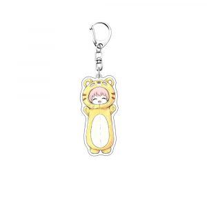 Jujutsu Kaisen Q Version Yuji Itadori Satoru Gojo Cute Anime Mica Holder Mica Charm Car Móc Khóa In Theo Yêu Cầu, Chất Liệu Mica Trong Suốt In 2 Mặt , Dày 4mm