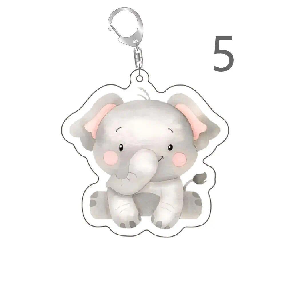 Jungle Animal Keychains Lion Giraffe Elephant Key Chains Cute Animal Student Bag Lanyard Móc Khóa In Theo Yêu Cầu, Chất Liệu Mica Trong Suốt In 2 Mặt , Dày 4mm 4 Jungle Animal Keychains Lion Giraffe Elephant Key Chains Cute Animal Student Bag Lanyard Móc Khóa In Theo Yêu Cầu, Chất Liệu Mica Trong Suốt In 2 Mặt , Dày 4mm - Ảnh 4
