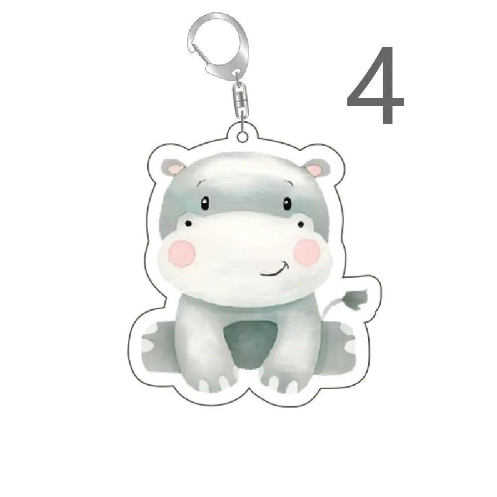 Jungle Animal Keychains Lion Giraffe Elephant Key Chains Cute Animal Student Bag Lanyard Móc Khóa In Theo Yêu Cầu, Chất Liệu Mica Trong Suốt In 2 Mặt , Dày 4mm 5 Jungle Animal Keychains Lion Giraffe Elephant Key Chains Cute Animal Student Bag Lanyard Móc Khóa In Theo Yêu Cầu, Chất Liệu Mica Trong Suốt In 2 Mặt , Dày 4mm - Ảnh 5