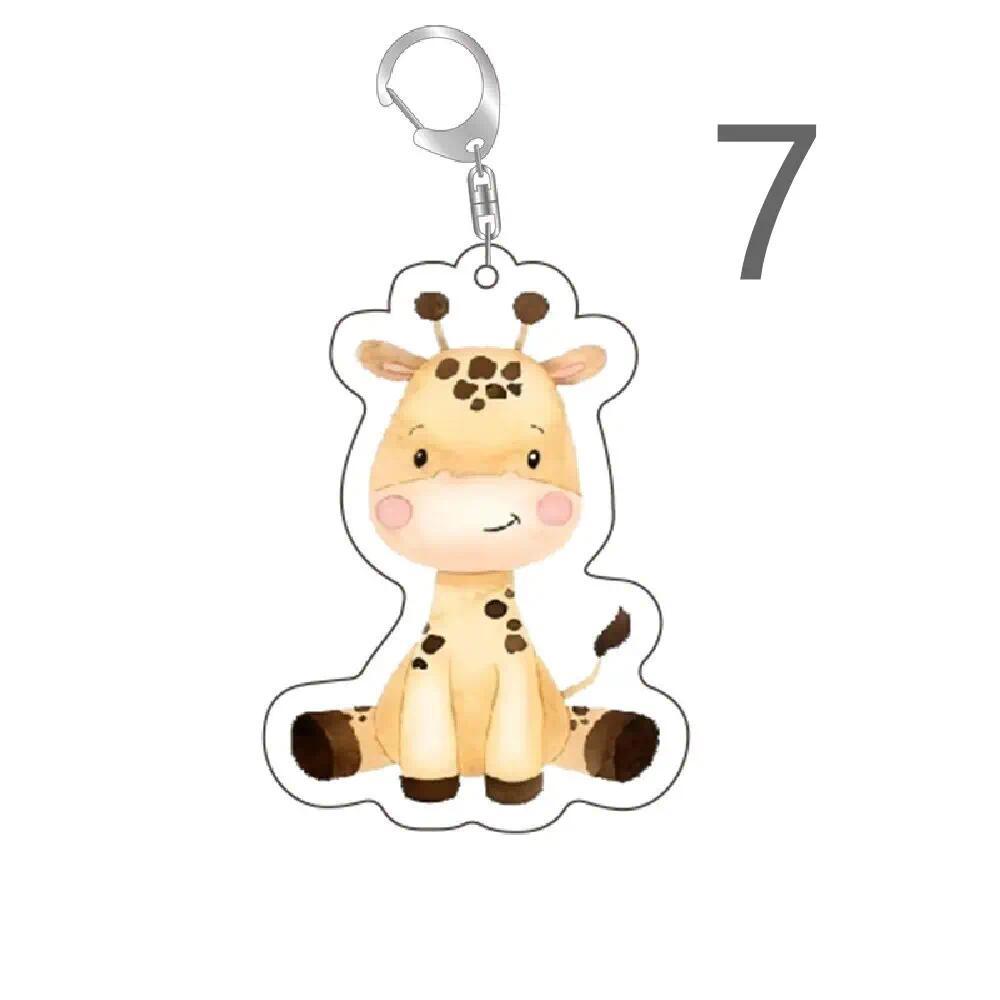 Jungle Animal Keychains Lion Giraffe Elephant Key Chains Cute Animal Student Bag Lanyard Móc Khóa In Theo Yêu Cầu, Chất Liệu Mica Trong Suốt In 2 Mặt , Dày 4mm 7 Jungle Animal Keychains Lion Giraffe Elephant Key Chains Cute Animal Student Bag Lanyard Móc Khóa In Theo Yêu Cầu, Chất Liệu Mica Trong Suốt In 2 Mặt , Dày 4mm - Ảnh 7