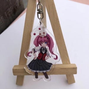 Kakegurui Anime Keychain Yumeko Jabami Kirari Momobami Key Chain Bags Key Charms Hanging Face Móc Khóa In Theo Yêu Cầu, Chất Liệu Mica Trong Suốt In 2 Mặt , Dày 4mm