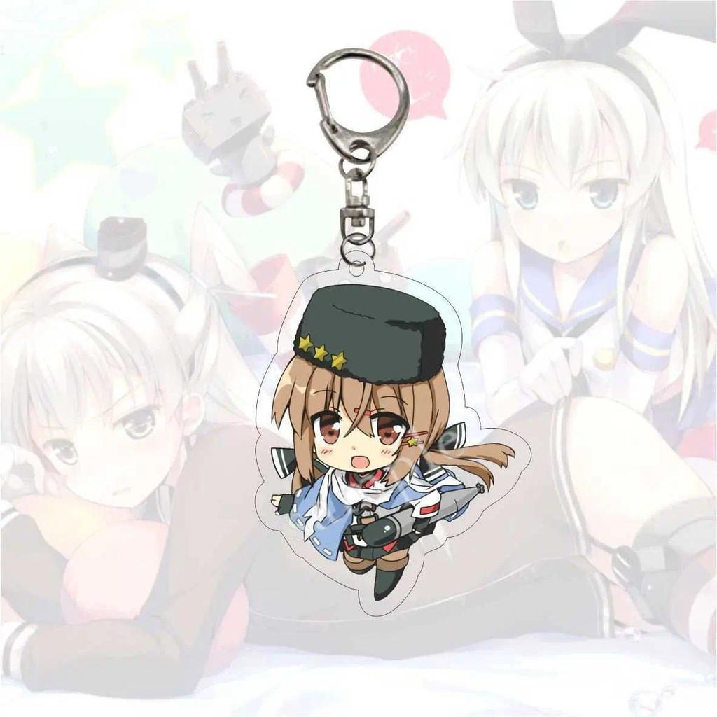 Kantai Collection Anime Keychain Fubuki Akagi Mutsuki Key Chain Mica Keychain Cos Bags Charms Móc Khóa In Theo Yêu Cầu, Chất Liệu Mica Trong Suốt In 2 Mặt , Dày 4mm 2 Kantai Collection Anime Keychain Fubuki Akagi Mutsuki Key Chain Mica Keychain Cos Bags Charms Móc Khóa In Theo Yêu Cầu, Chất Liệu Mica Trong Suốt In 2 Mặt , Dày 4mm - Ảnh 2