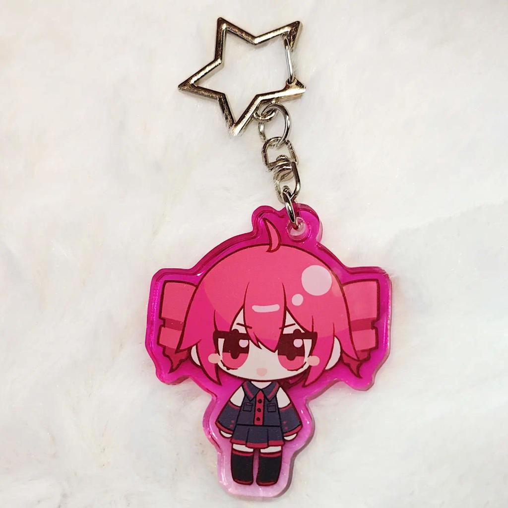 Kasane Teto Anime Keychain Women Miku Key Chain Bags Enamel Buckle Hanging Face Kids Friends Móc Khóa In Theo Yêu Cầu, Chất Liệu Mica Trong Suốt In 2 Mặt , Dày 4mm 3 Kasane Teto Anime Keychain Women Miku Key Chain Bags Enamel Buckle Hanging Face Kids Friends Móc Khóa In Theo Yêu Cầu, Chất Liệu Mica Trong Suốt In 2 Mặt , Dày 4mm - Ảnh 3