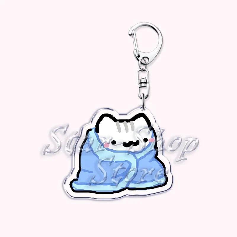 Kawaii Little Cat Keychain Holding Flowers, Strawberry Kitten, Bag Hanging, Móc Khóa In Theo Yêu Cầu, Chất Liệu Mica Trong Suốt In 2 Mặt , Dày 4mm 2 Kawaii Little Cat Keychain Holding Flowers, Strawberry Kitten, Bag Hanging, Móc Khóa In Theo Yêu Cầu, Chất Liệu Mica Trong Suốt In 2 Mặt , Dày 4mm - Ảnh 2