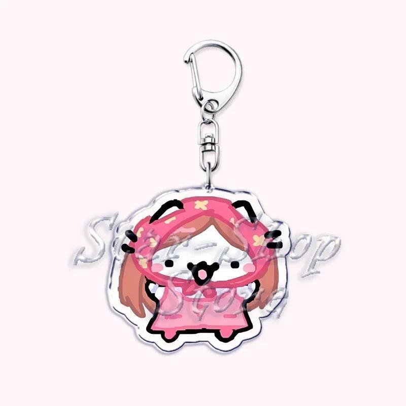 Kawaii Little Cat Keychain Holding Flowers, Strawberry Kitten, Bag Hanging, Móc Khóa In Theo Yêu Cầu, Chất Liệu Mica Trong Suốt In 2 Mặt , Dày 4mm 13 Kawaii Little Cat Keychain Holding Flowers, Strawberry Kitten, Bag Hanging, Móc Khóa In Theo Yêu Cầu, Chất Liệu Mica Trong Suốt In 2 Mặt , Dày 4mm - Ảnh 13
