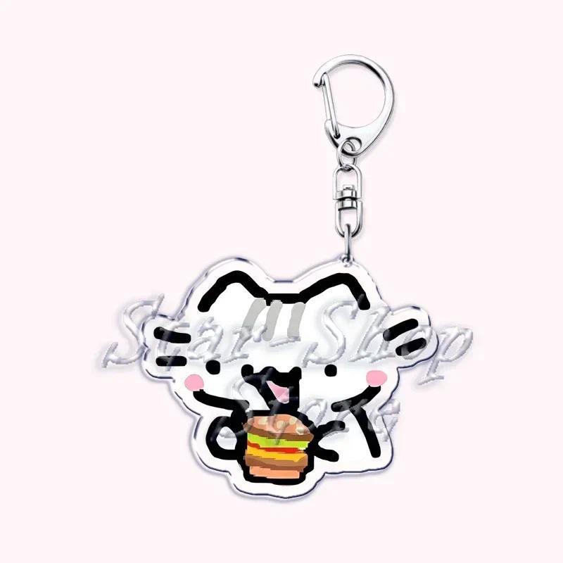 Kawaii Little Cat Keychain Holding Flowers, Strawberry Kitten, Bag Hanging, Móc Khóa In Theo Yêu Cầu, Chất Liệu Mica Trong Suốt In 2 Mặt , Dày 4mm 19 Kawaii Little Cat Keychain Holding Flowers, Strawberry Kitten, Bag Hanging, Móc Khóa In Theo Yêu Cầu, Chất Liệu Mica Trong Suốt In 2 Mặt , Dày 4mm - Ảnh 19