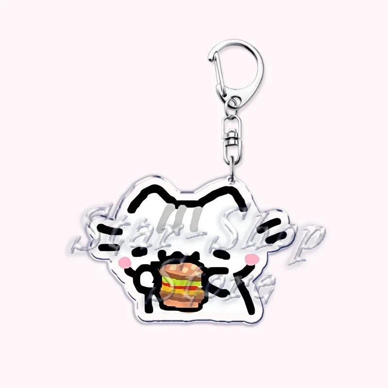 Kawaii Little Cat Keychain Holding Flowers, Strawberry Kitten, Bag Hanging, Móc Khóa In Theo Yêu Cầu, Chất Liệu Mica Trong Suốt In 2 Mặt , Dày 4mm 20 Kawaii Little Cat Keychain Holding Flowers, Strawberry Kitten, Bag Hanging, Móc Khóa In Theo Yêu Cầu, Chất Liệu Mica Trong Suốt In 2 Mặt , Dày 4mm - Ảnh 20