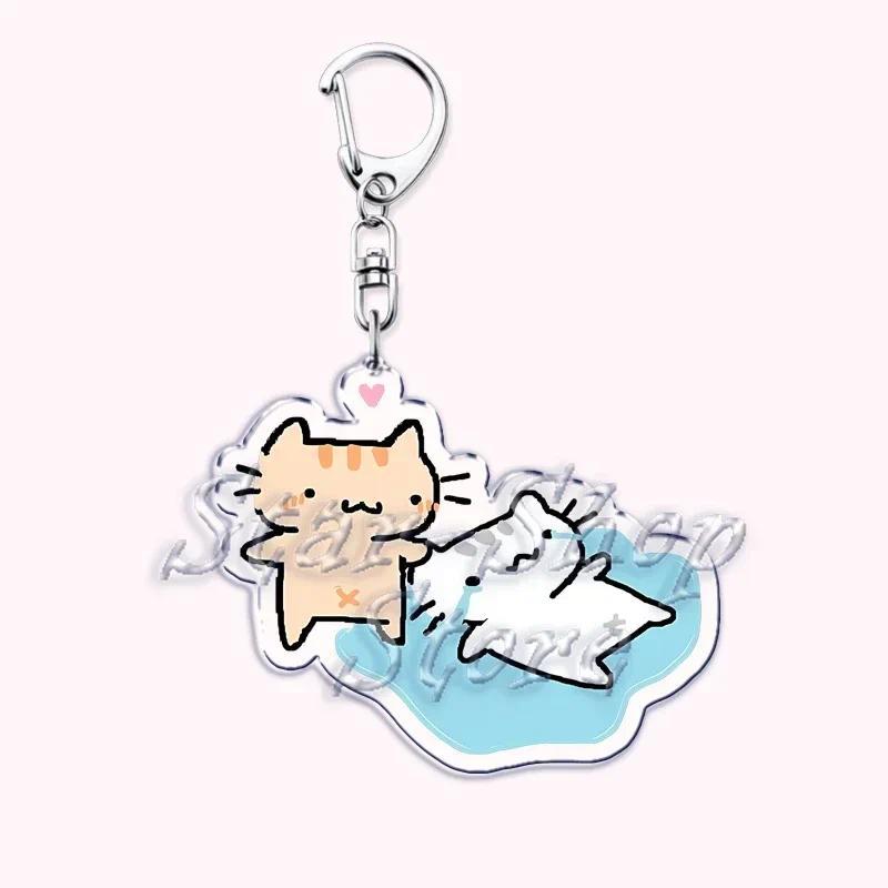 Kawaii Little Cat Keychain Holding Flowers, Strawberry Kitten, Bag Hanging, Móc Khóa In Theo Yêu Cầu, Chất Liệu Mica Trong Suốt In 2 Mặt , Dày 4mm 24 Kawaii Little Cat Keychain Holding Flowers, Strawberry Kitten, Bag Hanging, Móc Khóa In Theo Yêu Cầu, Chất Liệu Mica Trong Suốt In 2 Mặt , Dày 4mm - Ảnh 24