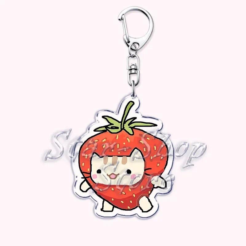 Kawaii Little Cat Keychain Holding Flowers, Strawberry Kitten, Bag Hanging, Móc Khóa In Theo Yêu Cầu, Chất Liệu Mica Trong Suốt In 2 Mặt , Dày 4mm 25 Kawaii Little Cat Keychain Holding Flowers, Strawberry Kitten, Bag Hanging, Móc Khóa In Theo Yêu Cầu, Chất Liệu Mica Trong Suốt In 2 Mặt , Dày 4mm - Ảnh 25