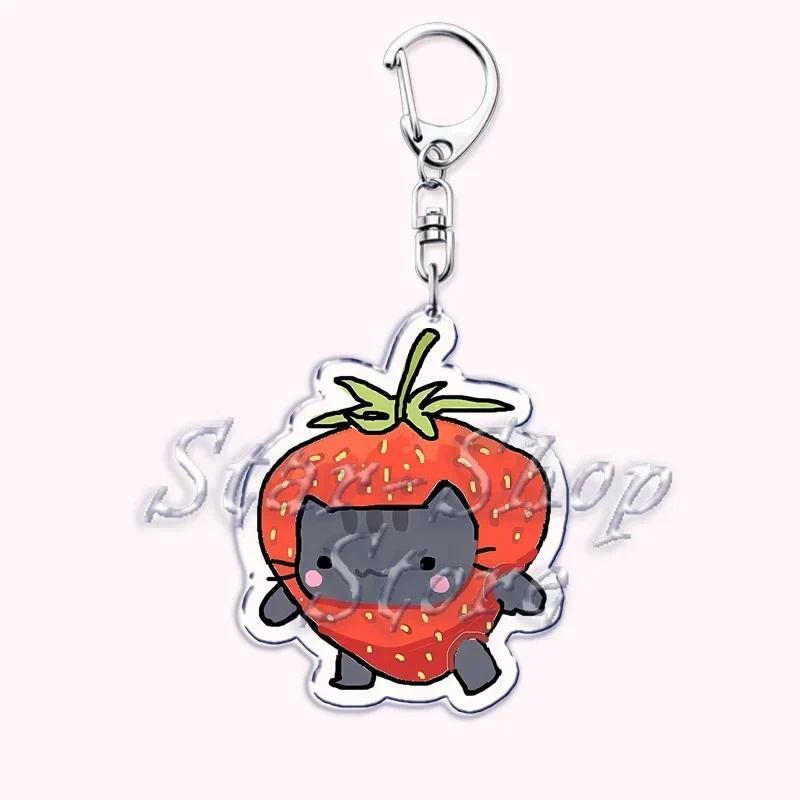 Kawaii Little Cat Keychain Holding Flowers, Strawberry Kitten, Bag Hanging, Móc Khóa In Theo Yêu Cầu, Chất Liệu Mica Trong Suốt In 2 Mặt , Dày 4mm 26 Kawaii Little Cat Keychain Holding Flowers, Strawberry Kitten, Bag Hanging, Móc Khóa In Theo Yêu Cầu, Chất Liệu Mica Trong Suốt In 2 Mặt , Dày 4mm - Ảnh 26
