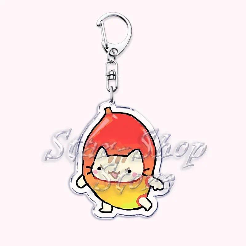 Kawaii Little Cat Keychain Holding Flowers, Strawberry Kitten, Bag Hanging, Móc Khóa In Theo Yêu Cầu, Chất Liệu Mica Trong Suốt In 2 Mặt , Dày 4mm 29 Kawaii Little Cat Keychain Holding Flowers, Strawberry Kitten, Bag Hanging, Móc Khóa In Theo Yêu Cầu, Chất Liệu Mica Trong Suốt In 2 Mặt , Dày 4mm - Ảnh 29