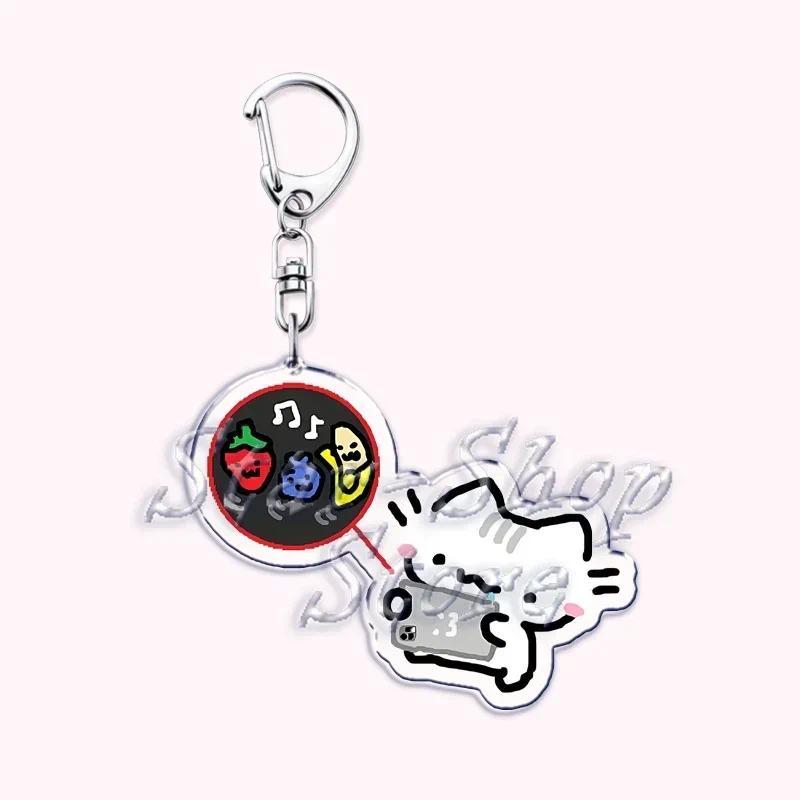 Kawaii Little Cat Keychain Holding Flowers, Strawberry Kitten, Bag Hanging, Móc Khóa In Theo Yêu Cầu, Chất Liệu Mica Trong Suốt In 2 Mặt , Dày 4mm 31 Kawaii Little Cat Keychain Holding Flowers, Strawberry Kitten, Bag Hanging, Móc Khóa In Theo Yêu Cầu, Chất Liệu Mica Trong Suốt In 2 Mặt , Dày 4mm - Ảnh 31