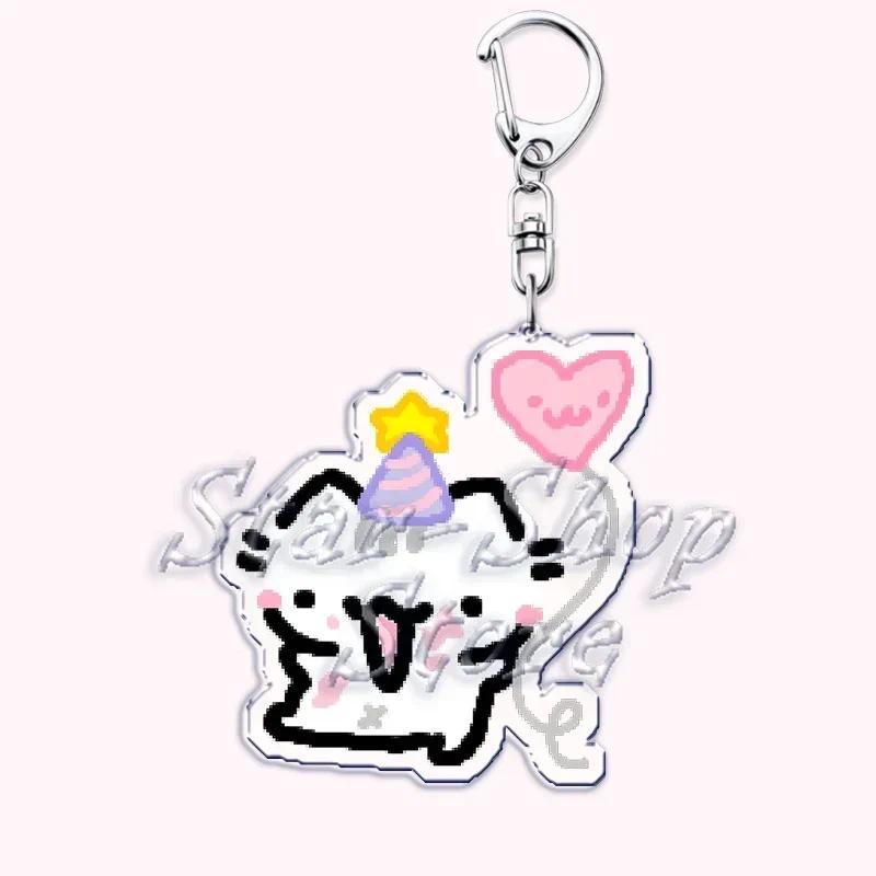 Kawaii Little Cat Keychain Holding Flowers, Strawberry Kitten, Bag Hanging, Móc Khóa In Theo Yêu Cầu, Chất Liệu Mica Trong Suốt In 2 Mặt , Dày 4mm 33 Kawaii Little Cat Keychain Holding Flowers, Strawberry Kitten, Bag Hanging, Móc Khóa In Theo Yêu Cầu, Chất Liệu Mica Trong Suốt In 2 Mặt , Dày 4mm - Ảnh 33