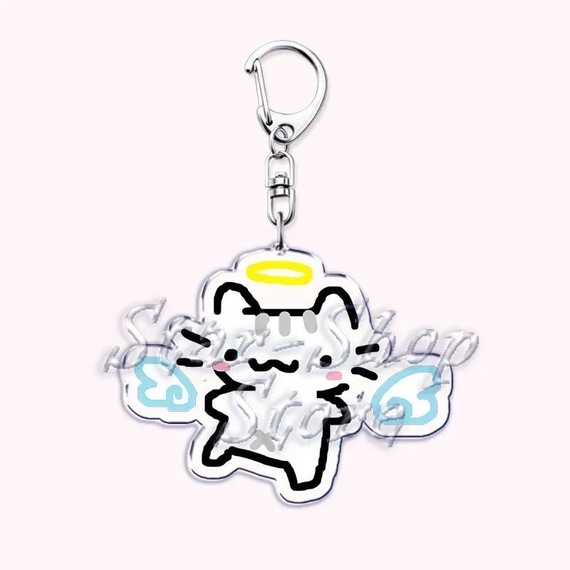 Kawaii Little Cat Keychain Holding Flowers, Strawberry Kitten, Bag Hanging, Móc Khóa In Theo Yêu Cầu, Chất Liệu Mica Trong Suốt In 2 Mặt , Dày 4mm 43 Kawaii Little Cat Keychain Holding Flowers, Strawberry Kitten, Bag Hanging, Móc Khóa In Theo Yêu Cầu, Chất Liệu Mica Trong Suốt In 2 Mặt , Dày 4mm - Ảnh 43