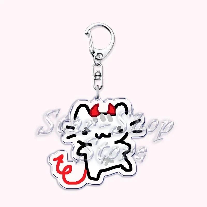 Kawaii Little Cat Keychain Holding Flowers, Strawberry Kitten, Bag Hanging, Móc Khóa In Theo Yêu Cầu, Chất Liệu Mica Trong Suốt In 2 Mặt , Dày 4mm 46 Kawaii Little Cat Keychain Holding Flowers, Strawberry Kitten, Bag Hanging, Móc Khóa In Theo Yêu Cầu, Chất Liệu Mica Trong Suốt In 2 Mặt , Dày 4mm - Ảnh 46