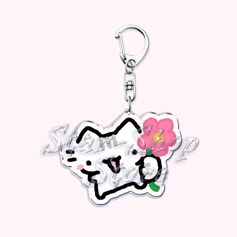 Kawaii Little Cat Keychain Holding Flowers, Strawberry Kitten, Bag Hanging, Móc Khóa In Theo Yêu Cầu, Chất Liệu Mica Trong Suốt In 2 Mặt , Dày 4mm 47 Kawaii Little Cat Keychain Holding Flowers, Strawberry Kitten, Bag Hanging, Móc Khóa In Theo Yêu Cầu, Chất Liệu Mica Trong Suốt In 2 Mặt , Dày 4mm - Ảnh 47