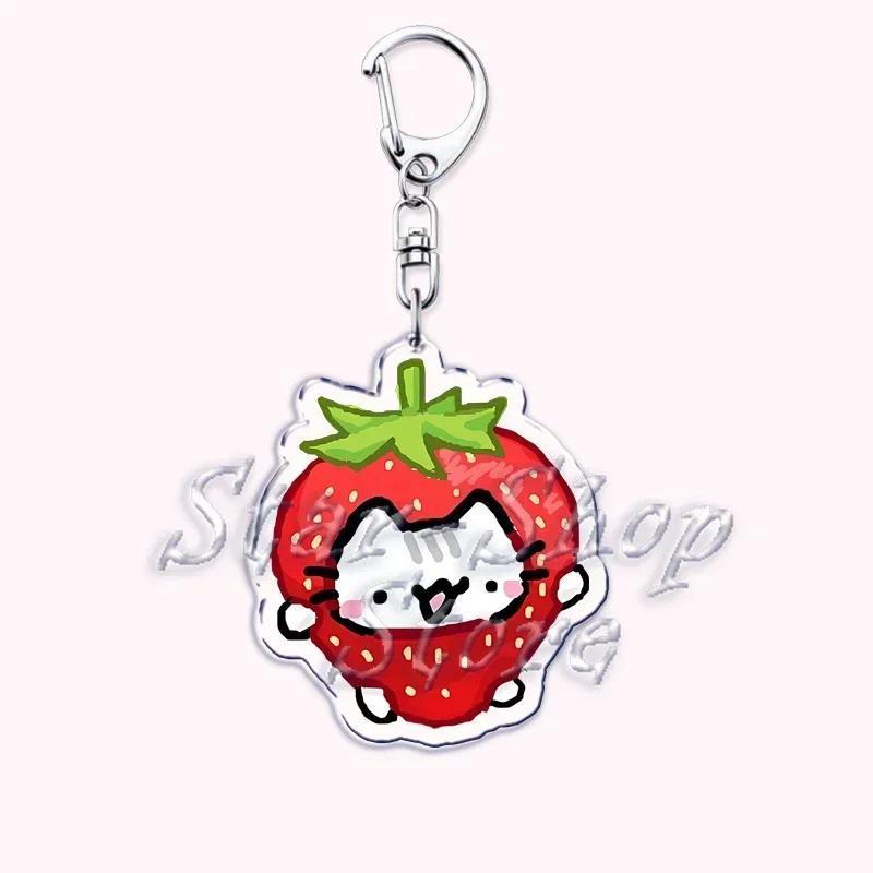Kawaii Little Cat Keychain Holding Flowers, Strawberry Kitten, Bag Hanging, Móc Khóa In Theo Yêu Cầu, Chất Liệu Mica Trong Suốt In 2 Mặt , Dày 4mm 48 Kawaii Little Cat Keychain Holding Flowers, Strawberry Kitten, Bag Hanging, Móc Khóa In Theo Yêu Cầu, Chất Liệu Mica Trong Suốt In 2 Mặt , Dày 4mm - Ảnh 48