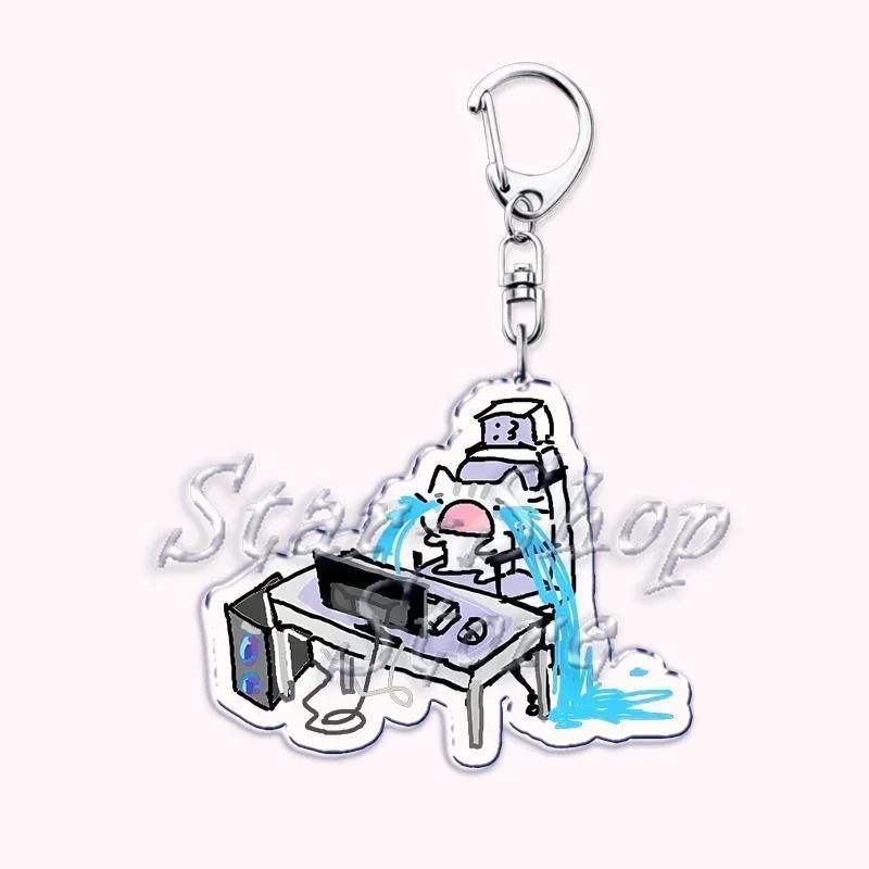 Kawaii Little Cat Keychain Holding Flowers, Strawberry Kitten, Bag Hanging, Móc Khóa In Theo Yêu Cầu, Chất Liệu Mica Trong Suốt In 2 Mặt , Dày 4mm 6 Kawaii Little Cat Keychain Holding Flowers, Strawberry Kitten, Bag Hanging, Móc Khóa In Theo Yêu Cầu, Chất Liệu Mica Trong Suốt In 2 Mặt , Dày 4mm - Ảnh 6