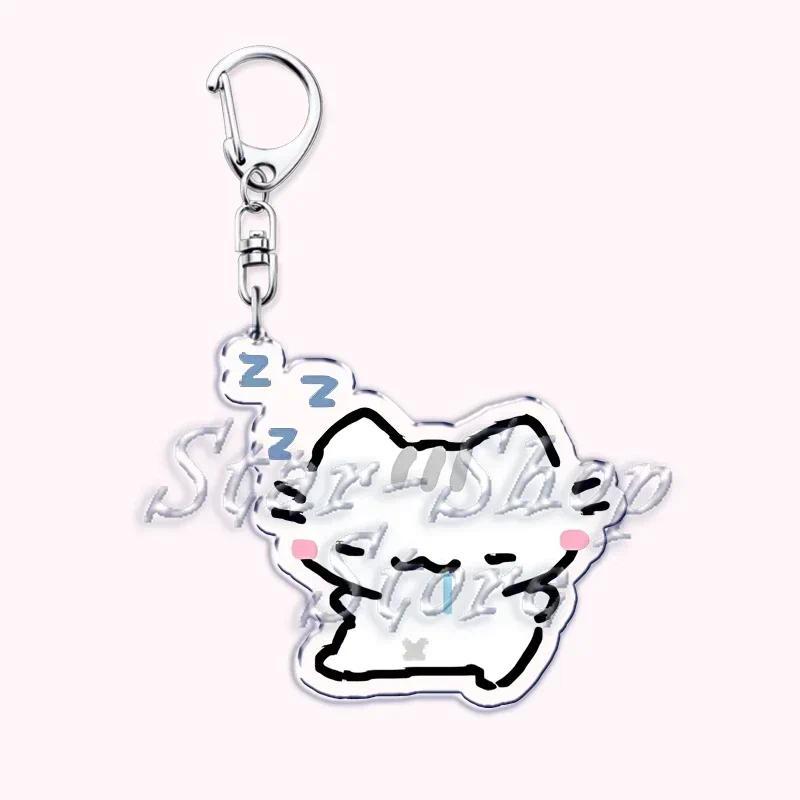 Kawaii Little Cat Keychain Holding Flowers, Strawberry Kitten, Bag Hanging, Móc Khóa In Theo Yêu Cầu, Chất Liệu Mica Trong Suốt In 2 Mặt , Dày 4mm 8 Kawaii Little Cat Keychain Holding Flowers, Strawberry Kitten, Bag Hanging, Móc Khóa In Theo Yêu Cầu, Chất Liệu Mica Trong Suốt In 2 Mặt , Dày 4mm - Ảnh 8