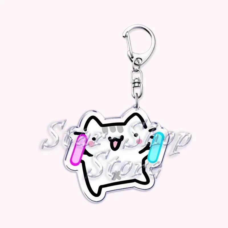 Kawaii Little Cat Keychain Holding Flowers, Strawberry Kitten, Bag Hanging, Móc Khóa In Theo Yêu Cầu, Chất Liệu Mica Trong Suốt In 2 Mặt , Dày 4mm 9 Kawaii Little Cat Keychain Holding Flowers, Strawberry Kitten, Bag Hanging, Móc Khóa In Theo Yêu Cầu, Chất Liệu Mica Trong Suốt In 2 Mặt , Dày 4mm - Ảnh 9