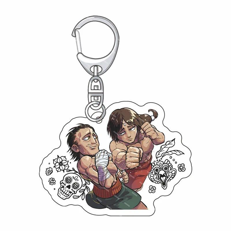 Kengan Ashura Mica Lovely Baby Bag Charms Hanging Face Friends Key Chain Móc Khóa In Theo Yêu Cầu, Chất Liệu Mica Trong Suốt In 2 Mặt , Dày 4mm 7 Kengan Ashura Mica Lovely Baby Bag Charms Hanging Face Friends Key Chain Móc Khóa In Theo Yêu Cầu, Chất Liệu Mica Trong Suốt In 2 Mặt , Dày 4mm - Ảnh 7