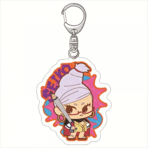 Keychain For Dandadan Momo Ayase Aira Shiratori Jin Enjoji Chibi Version Acrylic Keychain Móc Khóa In Theo Yêu Cầu, Chất Liệu Mica Trong Suốt In 2 Mặt , Dày 4mm