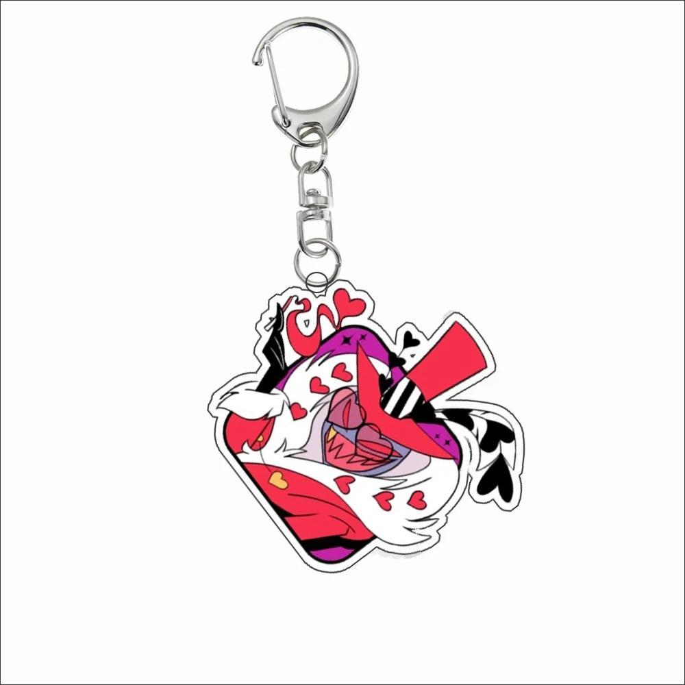 Keychain For Husk Sir Pentious Angel Dust Niffty Vaggie Acrylic Keychain Diy Anime Keychain Móc Khóa In Theo Yêu Cầu, Chất Liệu Mica Trong Suốt In 2 Mặt , Dày 4mm 1 Keychain For Husk Sir Pentious Angel Dust Niffty Vaggie Acrylic Keychain Diy Anime Keychain Móc Khóa In Theo Yêu Cầu, Chất Liệu Mica Trong Suốt In 2 Mặt , Dày 4mm