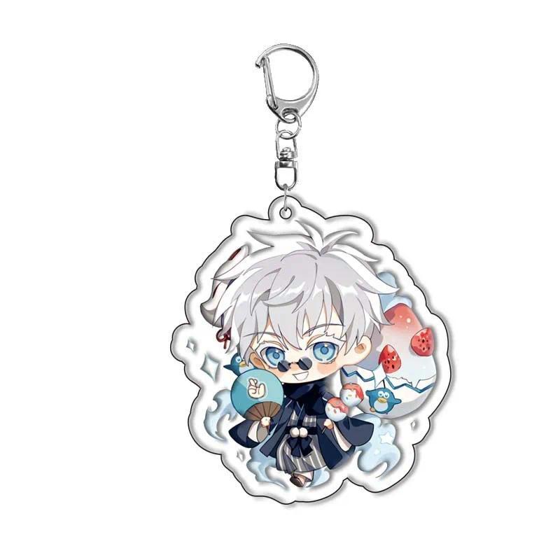 Keychain For Jjk Megumi Fushiguro Yuji Itadori Satoru Gojoi Geto Suguru Chibi Acrylic Keychain Móc Khóa In Theo Yêu Cầu, Chất Liệu Mica Trong Suốt In 2 Mặt , Dày 4mm 3 Keychain For Jjk Megumi Fushiguro Yuji Itadori Satoru Gojoi Geto Suguru Chibi Acrylic Keychain Móc Khóa In Theo Yêu Cầu, Chất Liệu Mica Trong Suốt In 2 Mặt , Dày 4mm - Ảnh 3