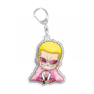 Keychain Op Optcg Card Dracule Mihawk Kaido Keychain Anime Game Fans Recycled Acrylic Rare Móc Khóa In Theo Yêu Cầu, Chất Liệu Mica Trong Suốt In 2 Mặt , Dày 4mm