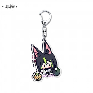 Keychain, Standee, Glass Painting Anime Genshin Impact Furina Candace Cute Chibi Game Study Móc Khóa In Theo Yêu Cầu, Chất Liệu Mica Trong Suốt In 2 Mặt , Dày 4mm