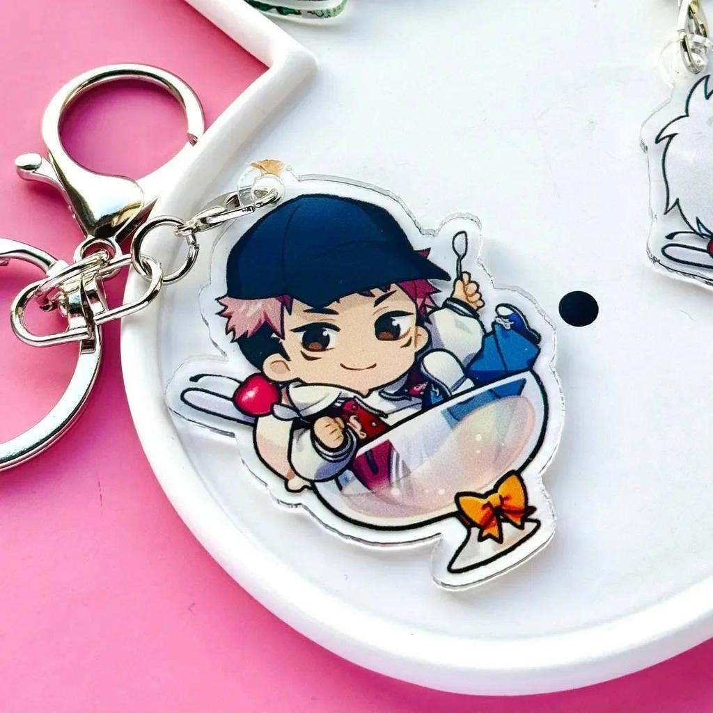 Keychains Acrylic Keychains For Jjk Gojo Satoru Itadori Yuji Fushiguro Megumi Cute Diy Mica Móc Khóa In Theo Yêu Cầu, Chất Liệu Mica Trong Suốt In 2 Mặt , Dày 4mm 2 Keychains Acrylic Keychains For Jjk Gojo Satoru Itadori Yuji Fushiguro Megumi Cute Diy Mica Móc Khóa In Theo Yêu Cầu, Chất Liệu Mica Trong Suốt In 2 Mặt , Dày 4mm - Ảnh 2