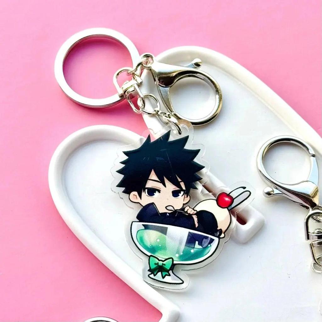 Keychains Acrylic Keychains For Jjk Gojo Satoru Itadori Yuji Fushiguro Megumi Cute Diy Mica Móc Khóa In Theo Yêu Cầu, Chất Liệu Mica Trong Suốt In 2 Mặt , Dày 4mm 4 Keychains Acrylic Keychains For Jjk Gojo Satoru Itadori Yuji Fushiguro Megumi Cute Diy Mica Móc Khóa In Theo Yêu Cầu, Chất Liệu Mica Trong Suốt In 2 Mặt , Dày 4mm - Ảnh 4