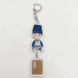 Korean Drama Bon Appetit Your Majesty Keychain Accessories Funny Sigma Skibidi Rizz Cat Silly Móc Khóa In Theo Yêu Cầu, Chất Liệu Mica Trong Suốt In 2 Mặt , Dày 4mm