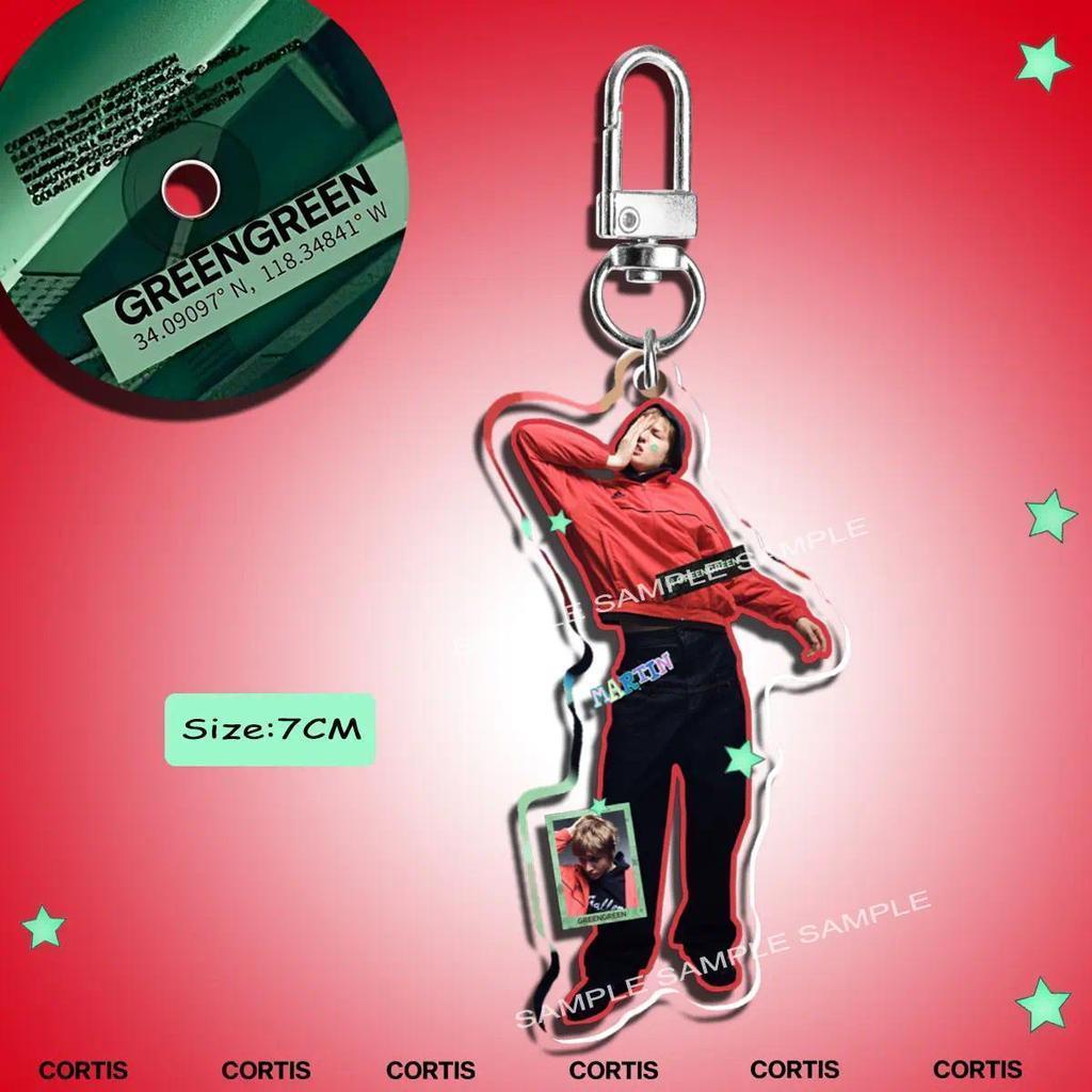 K‐pop Cortis Kenonho Cute Album Greengreen Redred Acrylic Keychain Seonghyeon Juhoon James Móc Khóa In Theo Yêu Cầu, Chất Liệu Mica Trong Suốt In 2 Mặt , Dày 4mm 4 K‐pop Cortis Kenonho Cute Album Greengreen Redred Acrylic Keychain Seonghyeon Juhoon James Móc Khóa In Theo Yêu Cầu, Chất Liệu Mica Trong Suốt In 2 Mặt , Dày 4mm - Ảnh 4