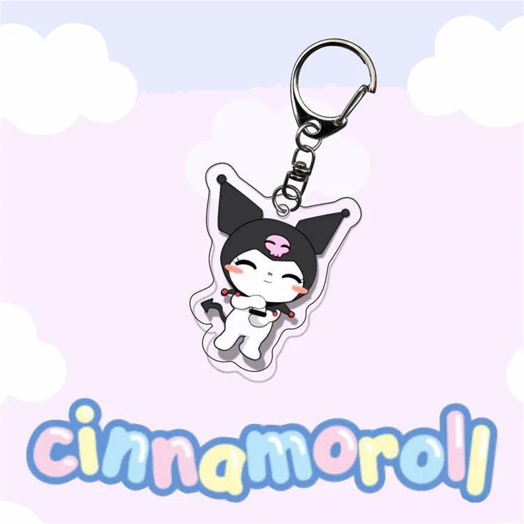 Kuromi Cinnamoroll Expression Anime Acrylic Cute Figure Bag Charms Key Ring Hanging Car Móc Khóa In Theo Yêu Cầu, Chất Liệu Mica Trong Suốt In 2 Mặt , Dày 4mm 7 Kuromi Cinnamoroll Expression Anime Acrylic Cute Figure Bag Charms Key Ring Hanging Car Móc Khóa In Theo Yêu Cầu, Chất Liệu Mica Trong Suốt In 2 Mặt , Dày 4mm - Ảnh 7