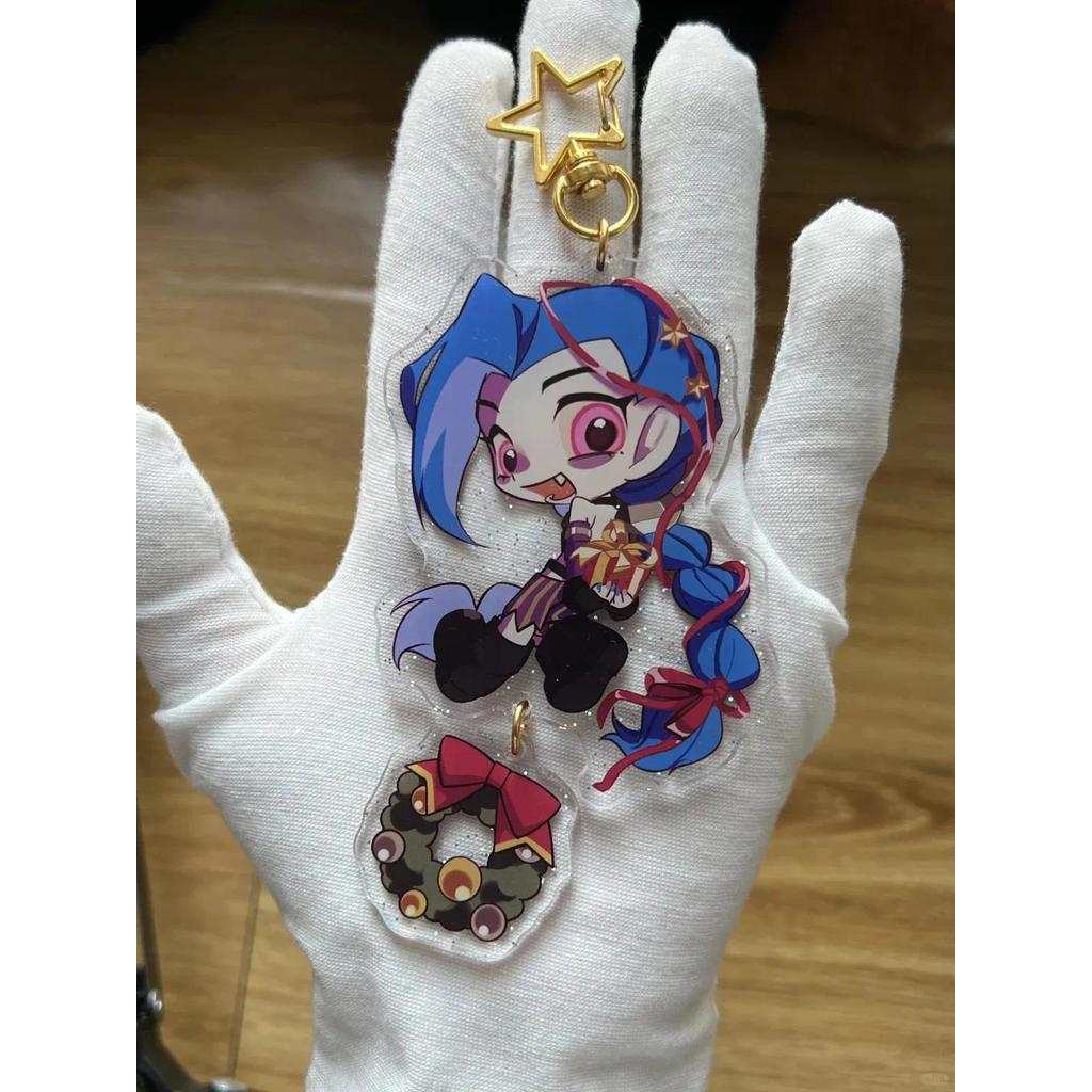 League Of Legends Anime Keychain Women Arcane Mica Key Chain Man Jinx Keychain Ornament Móc Khóa In Theo Yêu Cầu, Chất Liệu Mica Trong Suốt In 2 Mặt , Dày 4mm 2 League Of Legends Anime Keychain Women Arcane Mica Key Chain Man Jinx Keychain Ornament Móc Khóa In Theo Yêu Cầu, Chất Liệu Mica Trong Suốt In 2 Mặt , Dày 4mm - Ảnh 2