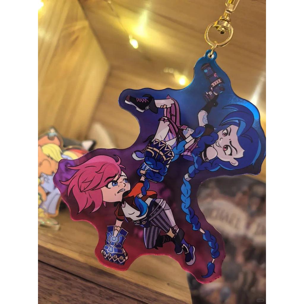 League Of Legends Anime Keychain Women Arcane Mica Key Chain Man Jinx Keychain Ornament Móc Khóa In Theo Yêu Cầu, Chất Liệu Mica Trong Suốt In 2 Mặt , Dày 4mm 1 League Of Legends Anime Keychain Women Arcane Mica Key Chain Man Jinx Keychain Ornament Móc Khóa In Theo Yêu Cầu, Chất Liệu Mica Trong Suốt In 2 Mặt , Dày 4mm