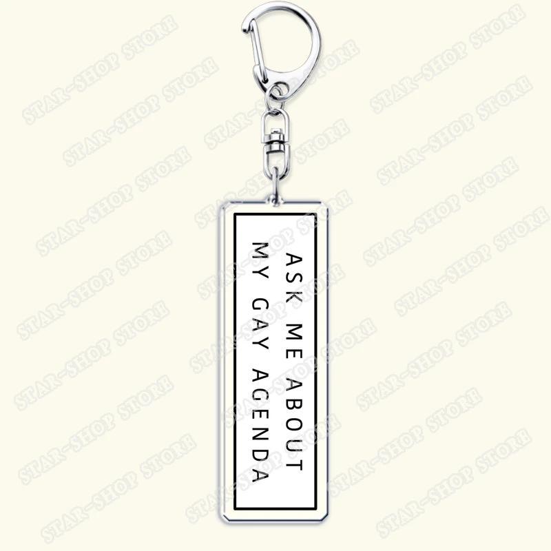 Lgbtq Funny Rainbow Keychain Bag Gay Pride Lesbian Meme Biseexual Transgender Bumper Mica Móc Khóa In Theo Yêu Cầu, Chất Liệu Mica Trong Suốt In 2 Mặt , Dày 4mm 12 Lgbtq Funny Rainbow Keychain Bag Gay Pride Lesbian Meme Biseexual Transgender Bumper Mica Móc Khóa In Theo Yêu Cầu, Chất Liệu Mica Trong Suốt In 2 Mặt , Dày 4mm - Ảnh 12