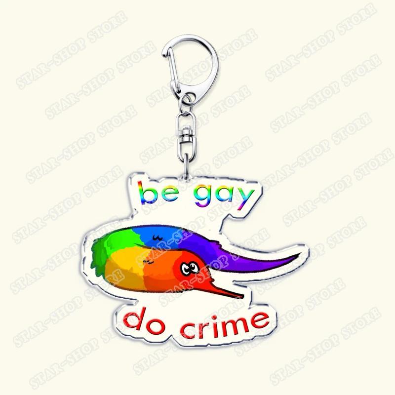 Lgbtq Funny Rainbow Keychain Bag Gay Pride Lesbian Meme Biseexual Transgender Bumper Mica Móc Khóa In Theo Yêu Cầu, Chất Liệu Mica Trong Suốt In 2 Mặt , Dày 4mm 31 Lgbtq Funny Rainbow Keychain Bag Gay Pride Lesbian Meme Biseexual Transgender Bumper Mica Móc Khóa In Theo Yêu Cầu, Chất Liệu Mica Trong Suốt In 2 Mặt , Dày 4mm - Ảnh 31