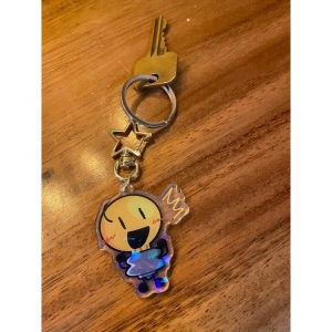 Lightbulb (inanimate Integration) Double-sided Acrylic Keychain Cute Cartoon Game Character Móc Khóa In Theo Yêu Cầu, Chất Liệu Mica Trong Suốt In 2 Mặt , Dày 4mm
