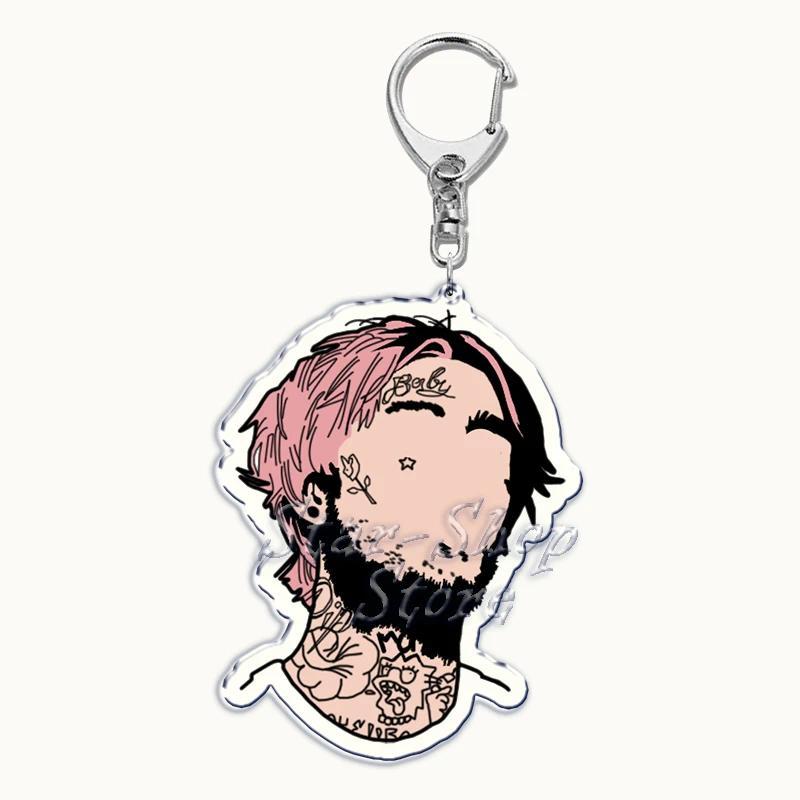 Lil Peep Rapper Acrylic Key Chain Pendant Key Ring Crybaby Hellboy Love Yikes Keyring For Bag Móc Khóa In Theo Yêu Cầu, Chất Liệu Mica Trong Suốt In 2 Mặt , Dày 4mm 4 Lil Peep Rapper Acrylic Key Chain Pendant Key Ring Crybaby Hellboy Love Yikes Keyring For Bag Móc Khóa In Theo Yêu Cầu, Chất Liệu Mica Trong Suốt In 2 Mặt , Dày 4mm - Ảnh 4