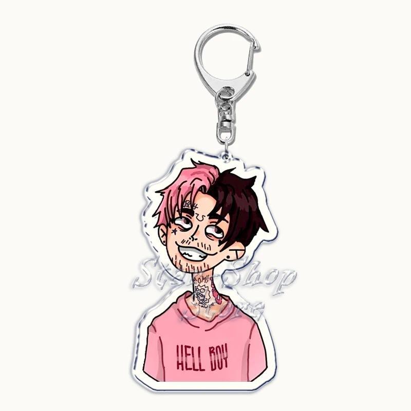 Lil Peep Rapper Acrylic Key Chain Pendant Key Ring Crybaby Hellboy Love Yikes Keyring For Bag Móc Khóa In Theo Yêu Cầu, Chất Liệu Mica Trong Suốt In 2 Mặt , Dày 4mm 1 Lil Peep Rapper Acrylic Key Chain Pendant Key Ring Crybaby Hellboy Love Yikes Keyring For Bag Móc Khóa In Theo Yêu Cầu, Chất Liệu Mica Trong Suốt In 2 Mặt , Dày 4mm
