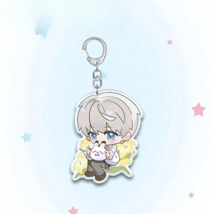 Love And Deepspace Surrounding High-value Mica Keychain Rafayel Zayne Xavier Spring Day Caleb Móc Khóa In Theo Yêu Cầu, Chất Liệu Mica Trong Suốt In 2 Mặt , Dày 4mm