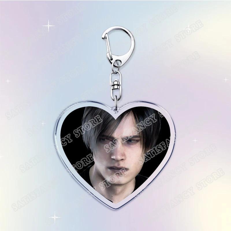 Love Heart-shaped Leon Horror Game Keychain, Kennedy For Gamers, Móc Khóa In Theo Yêu Cầu, Chất Liệu Mica Trong Suốt In 2 Mặt , Dày 4mm 2 Love Heart-shaped Leon Horror Game Keychain, Kennedy For Gamers, Móc Khóa In Theo Yêu Cầu, Chất Liệu Mica Trong Suốt In 2 Mặt , Dày 4mm - Ảnh 2