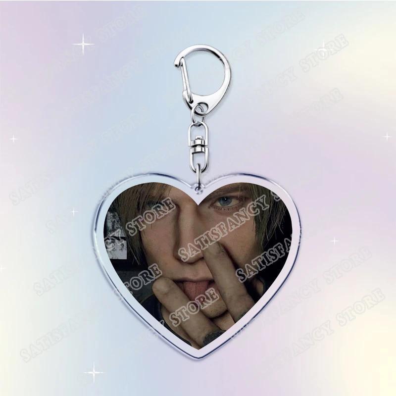 Love Heart-shaped Leon Horror Game Keychain, Kennedy For Gamers, Móc Khóa In Theo Yêu Cầu, Chất Liệu Mica Trong Suốt In 2 Mặt , Dày 4mm 11 Love Heart-shaped Leon Horror Game Keychain, Kennedy For Gamers, Móc Khóa In Theo Yêu Cầu, Chất Liệu Mica Trong Suốt In 2 Mặt , Dày 4mm - Ảnh 11