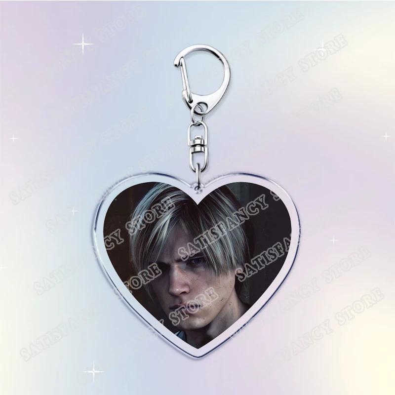 Love Heart-shaped Leon Horror Game Keychain, Kennedy For Gamers, Móc Khóa In Theo Yêu Cầu, Chất Liệu Mica Trong Suốt In 2 Mặt , Dày 4mm 4 Love Heart-shaped Leon Horror Game Keychain, Kennedy For Gamers, Móc Khóa In Theo Yêu Cầu, Chất Liệu Mica Trong Suốt In 2 Mặt , Dày 4mm - Ảnh 4