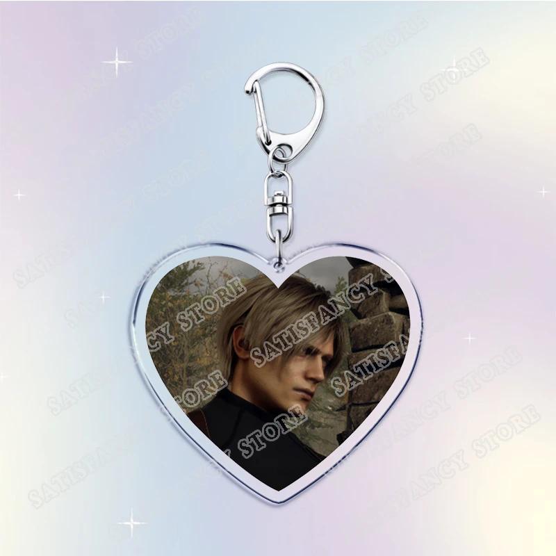 Love Heart-shaped Leon Horror Game Keychain, Kennedy For Gamers, Móc Khóa In Theo Yêu Cầu, Chất Liệu Mica Trong Suốt In 2 Mặt , Dày 4mm 5 Love Heart-shaped Leon Horror Game Keychain, Kennedy For Gamers, Móc Khóa In Theo Yêu Cầu, Chất Liệu Mica Trong Suốt In 2 Mặt , Dày 4mm - Ảnh 5